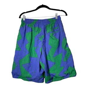 Nike Air Jordan Poolside Shorts Verde Green Strike Mens Medium Swim Trunks